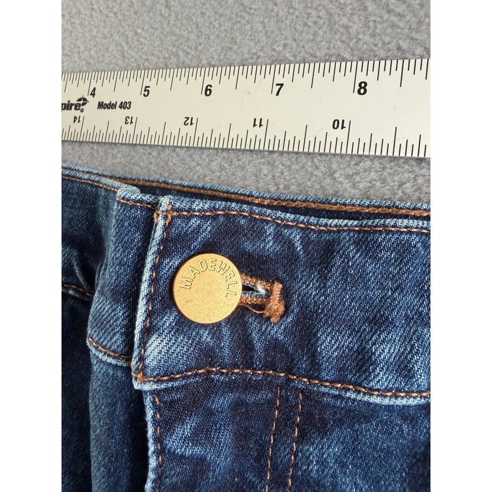 Madewell Emmett Wide-Leg Jeans Indigo Blue High Rise Size 28 Barrel - Picture 9 of 11